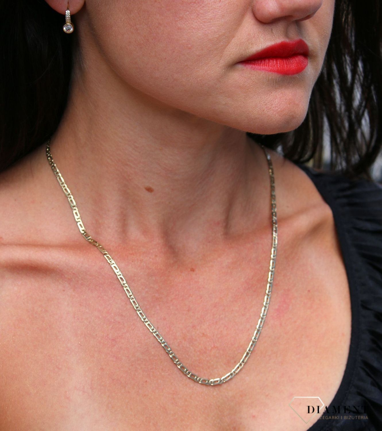 Złoty łańcuszek 585 o szerokości 3,5 mm DIA-LAN-3670-585 3,5mm (1).jpg